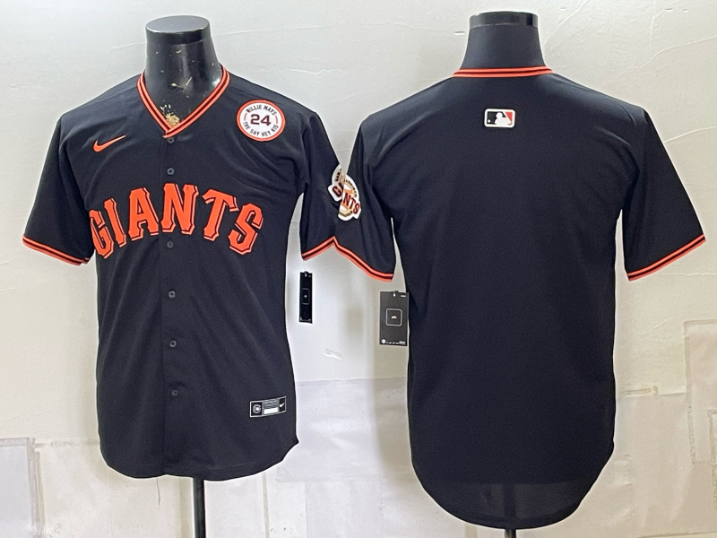 2026 Men Nike San Francisco Giants blank black Game MLB Jersey 0830009